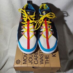 Nike Kyrie Flytrap 6 Basketball Shoes Black/White/Multi-color Size 7Y EUC w/box